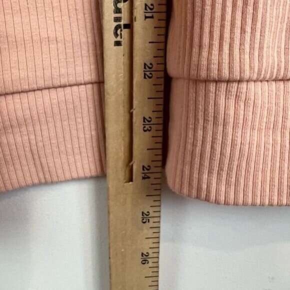 Petit Lem Women’s Blush Pink Organic Cotton Long Sleeve Top Shirt Stretch Large - Picture 10 of 13